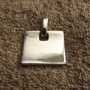 Silver Modern Pendant